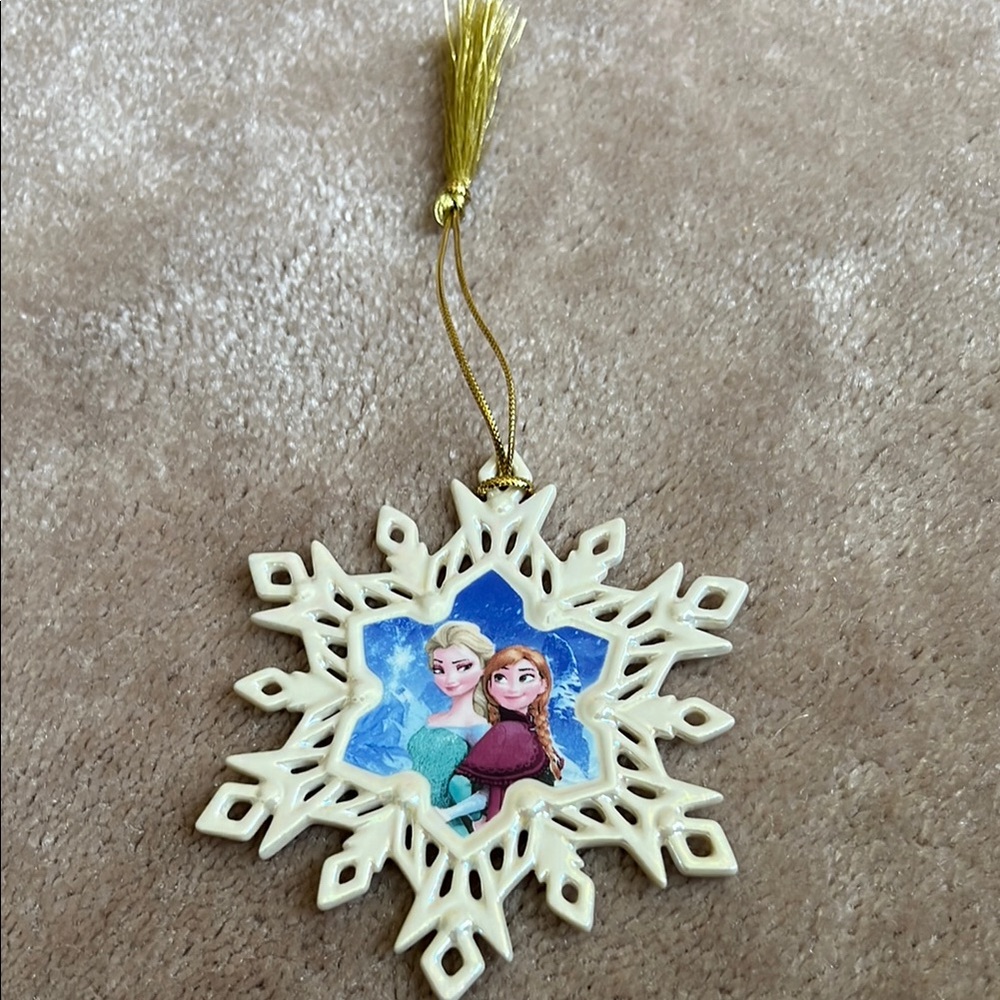 Lenox Cream Holiday Ornament Snowflake
